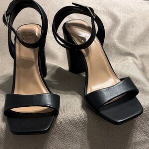 A New Day Ankle Strap Block Heels